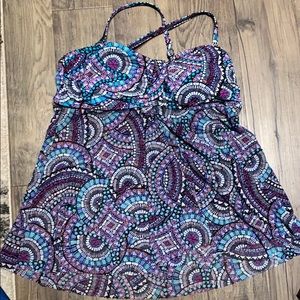 Tankini top size 10